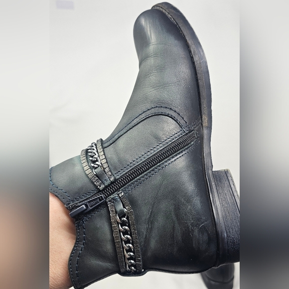 Bugatti Women's Green V3737-1 460 Biker Ankle Side Zip Boots Size EUR 36 US 6 - Picture 6 of 16